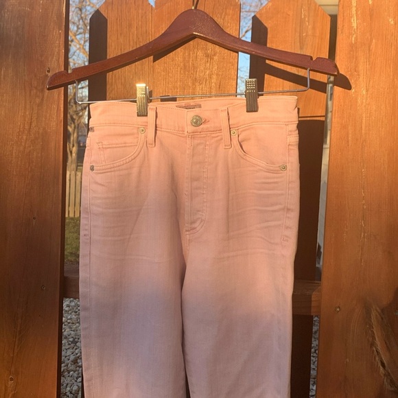 Citizens of Humanity Olivia High Rise Slim Ankle Blush Pink Jeans Size 24 - Picture 7 of 10